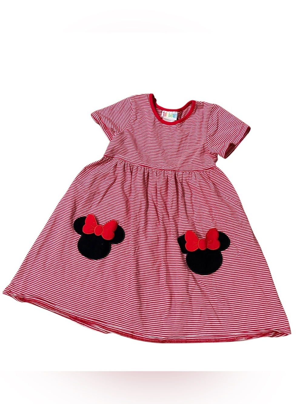 Jellybean Striped Minnie Mouse Dress Size 8